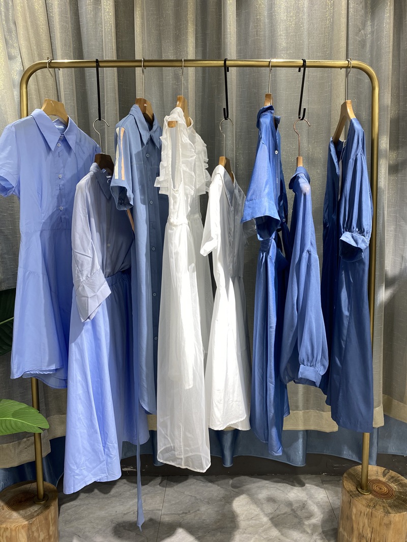 癸妮雅21夏装 剪标折扣品牌女装份货走份 实体店一手货源拿货渠道