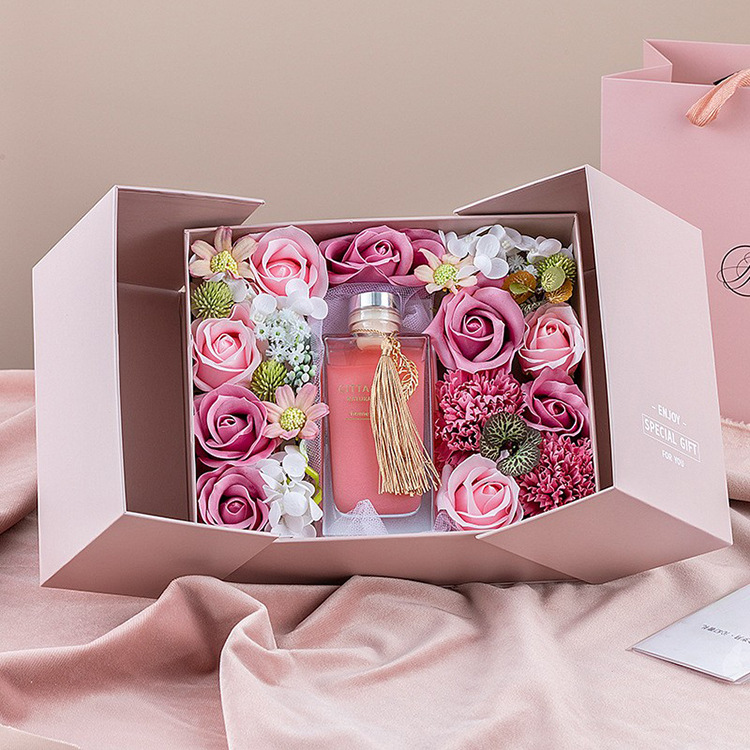 Citta West Moss Fire-Free Aromatherapy Floral Gift Box Christmas Dried Flower Eternal Flower Fragrance Wholesale Valentine's Day Gift