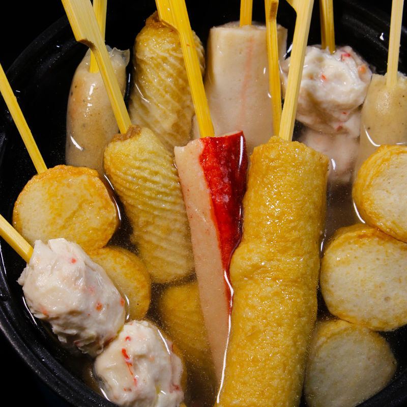 关东煮食材组合日式便利店罗森711鱼丸速食麻辣烫丸子火锅批发