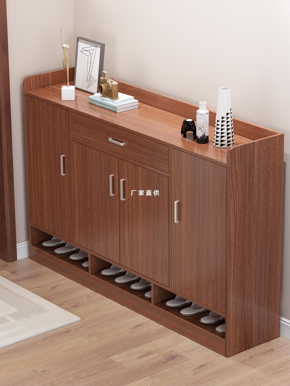 鞋柜家用门口超大容量省空间收纳柜子玄关柜经济型楼梯阳台储物柜