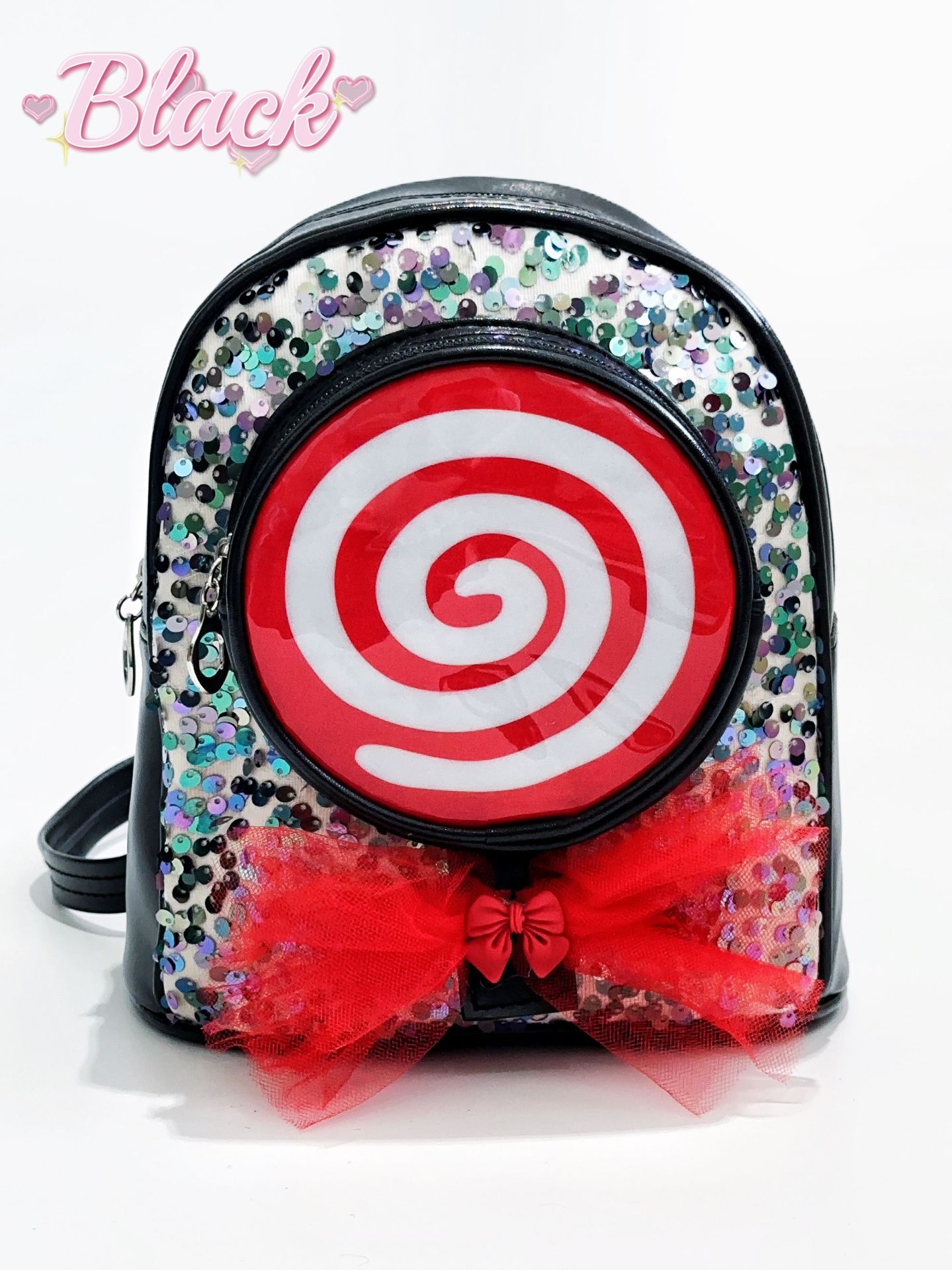 Children's Backpack 2023 New Bow Kindergarten Backpack Fashionable Sequins Lollipop Girls' Backpack