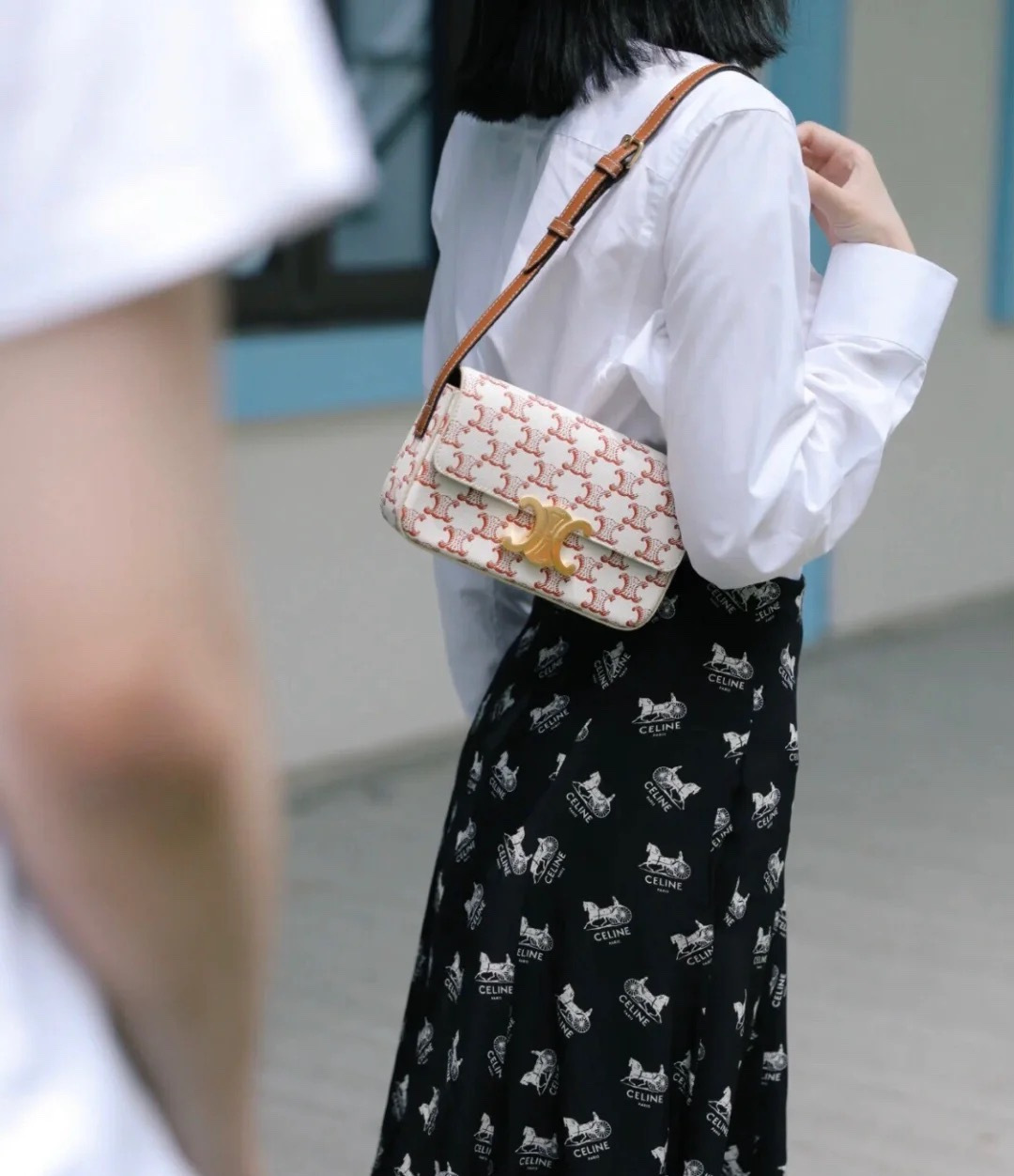 lisa同款凯旋门腋下包法棍包七夕情人节胶囊2021新款单肩斜挎包女