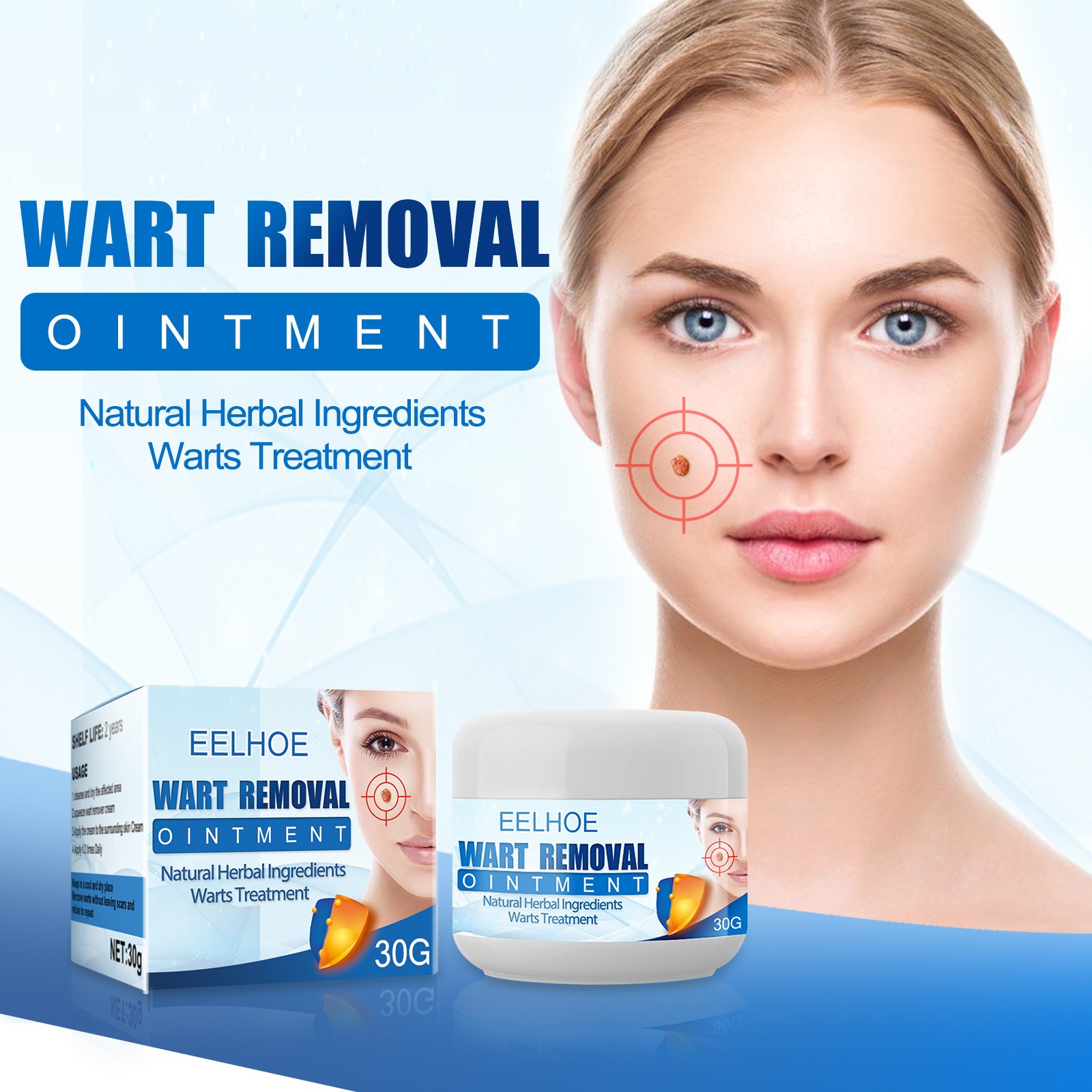 皮肤去尤膏克疣克尤膏手足脸部肉粒脖子丝状平抑优瘊疣清洁护理