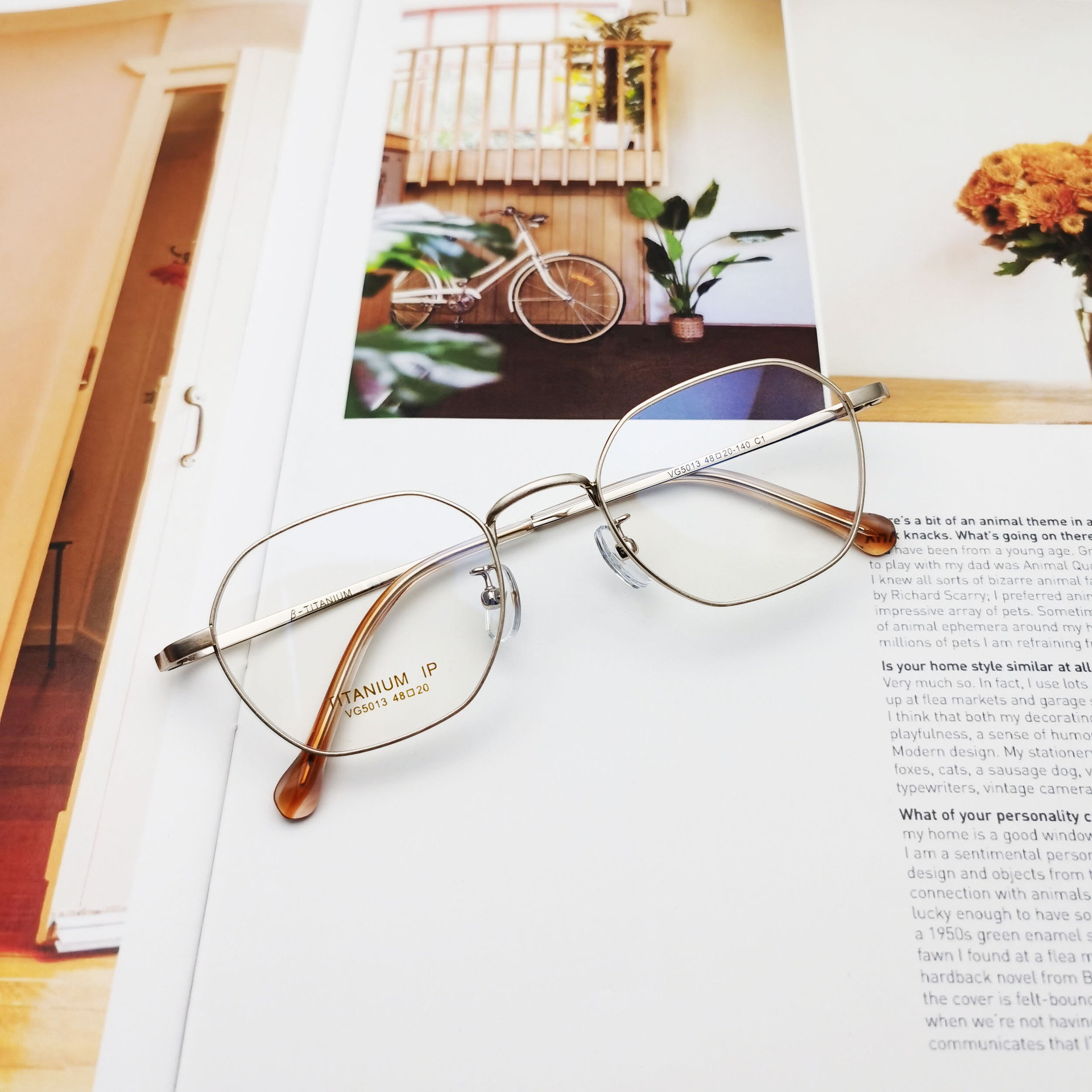 新款半钛眼镜框女男士大框多边形眼镜架宽边眼镜vg5013-阿里巴巴