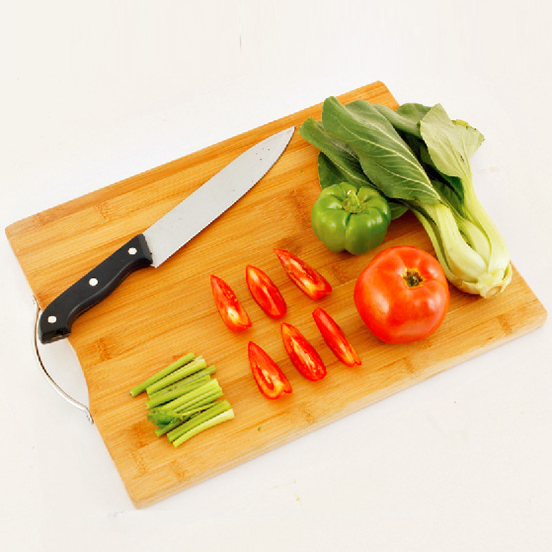 Bamboo Cutting Board Hotel Cutting Board Household Unfreezing Cutting Board Square Carbonized Bamboo Chopping Board Bamboo Wood round Dishboard Fruit Tray