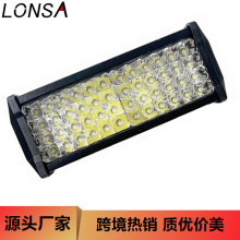 适用于汽车LED工作灯 长条灯 三木 48LED 144W 改装射灯LED车顶灯