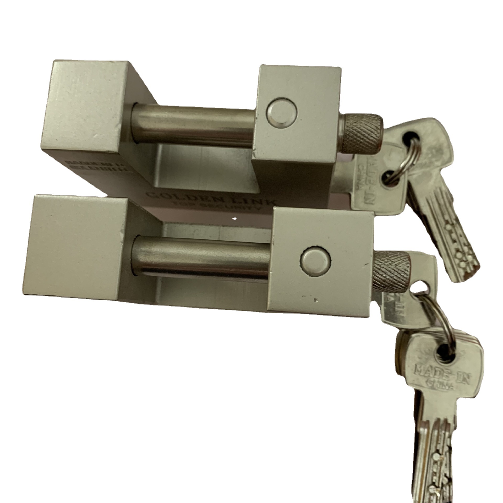 厂家供应e型矩形锁 防盗挂锁仓库大门物业防剪锁头矩形锁现货批发