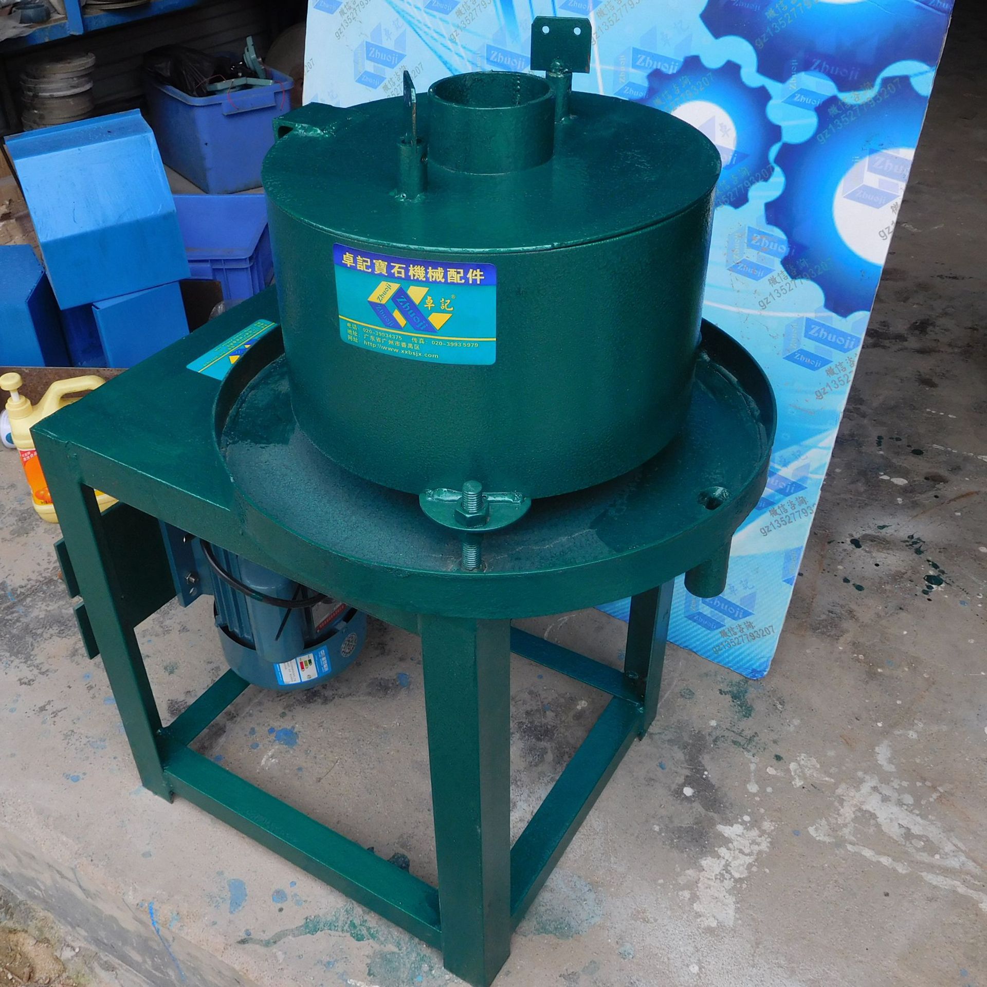 玉石设备倒角机器宝玉石机械-圆珠设备-卓记倒角机s6208d