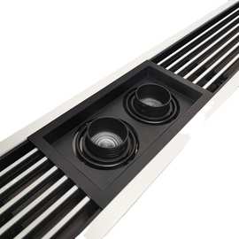 abs射灯集成带空调风口装饰空调出风口