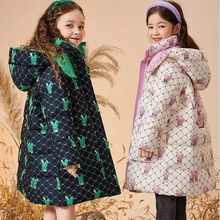 女童棉衣冬季加棉加厚兔子外套2023韩版儿童中小童保暖羽绒棉服潮