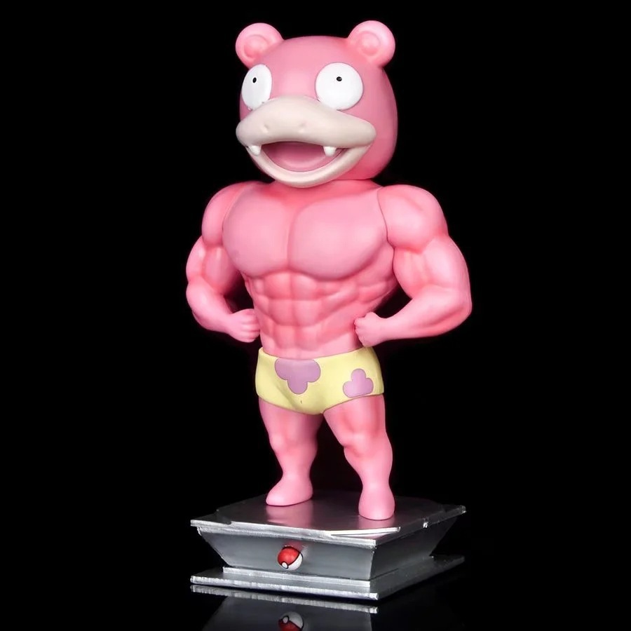 宠物小 gk 肌肉 派大星配呆呆兽 头套 公仔 摆件 盒装手办