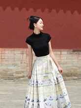 新中式国风改良汉服女装成人小个子日常可穿马面裙女套装连衣裙夏