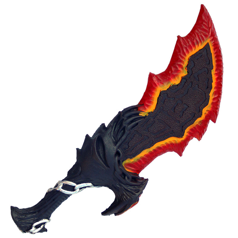 战神4 奎托斯火焰刀1:1模型混沌之刃 pu仿真动漫游戏武器道具