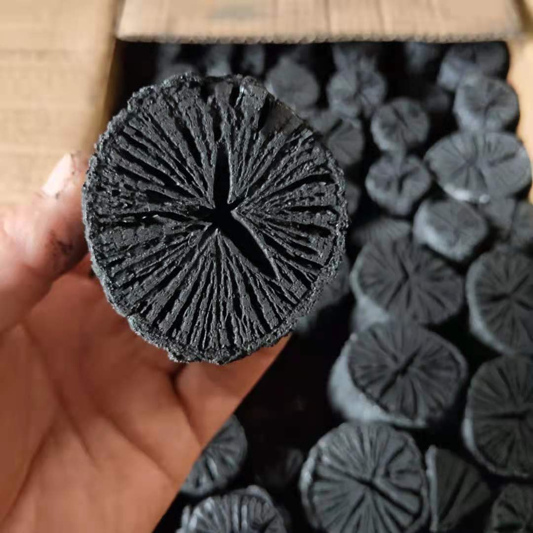 现货供应菊花炭 烧烤用菊花炭 装饰品用菊花炭 汗蒸房用菊花碳
