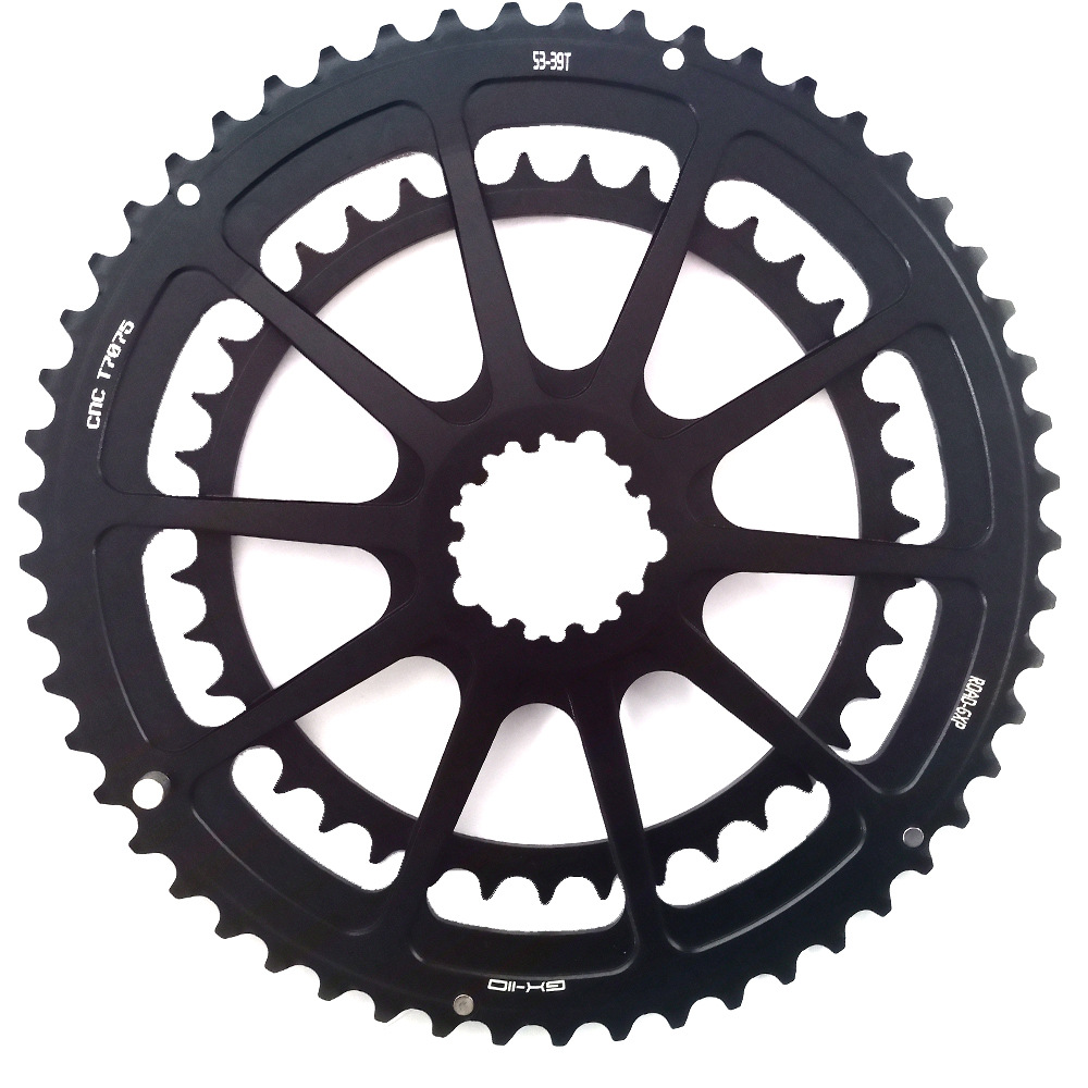 公路自行车牙盘菊花盘双盘牙盘 42-52t/50-34t/52-36t/53-39t