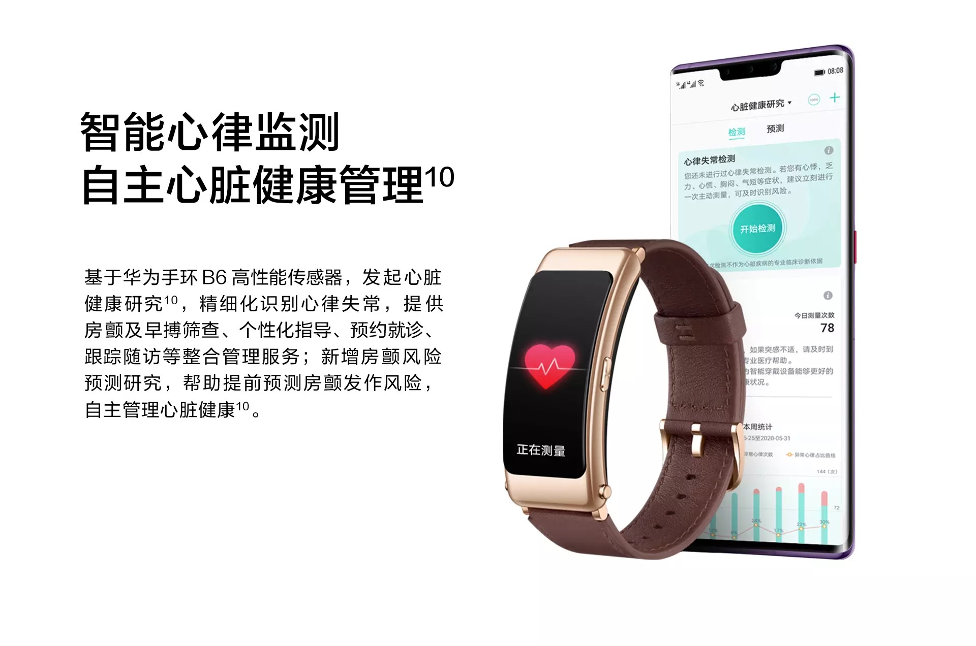 适用华为手环b6智能通话手环3d弧面触控彩屏心率血氧监测睡眠分析