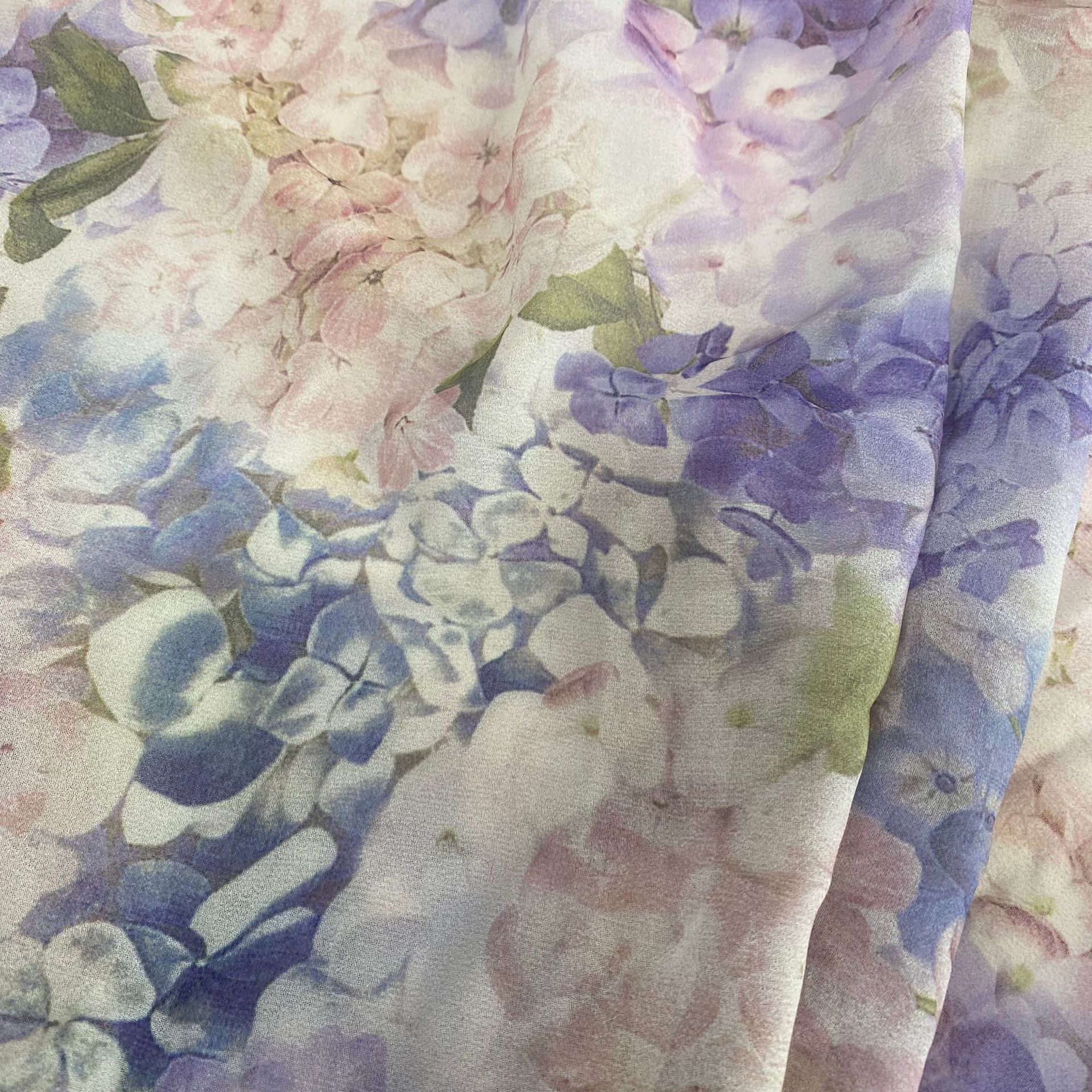 网红爆款面料 女装童布料厂家直销 新款花卉印花雪纺显瘦连衣裙全涤