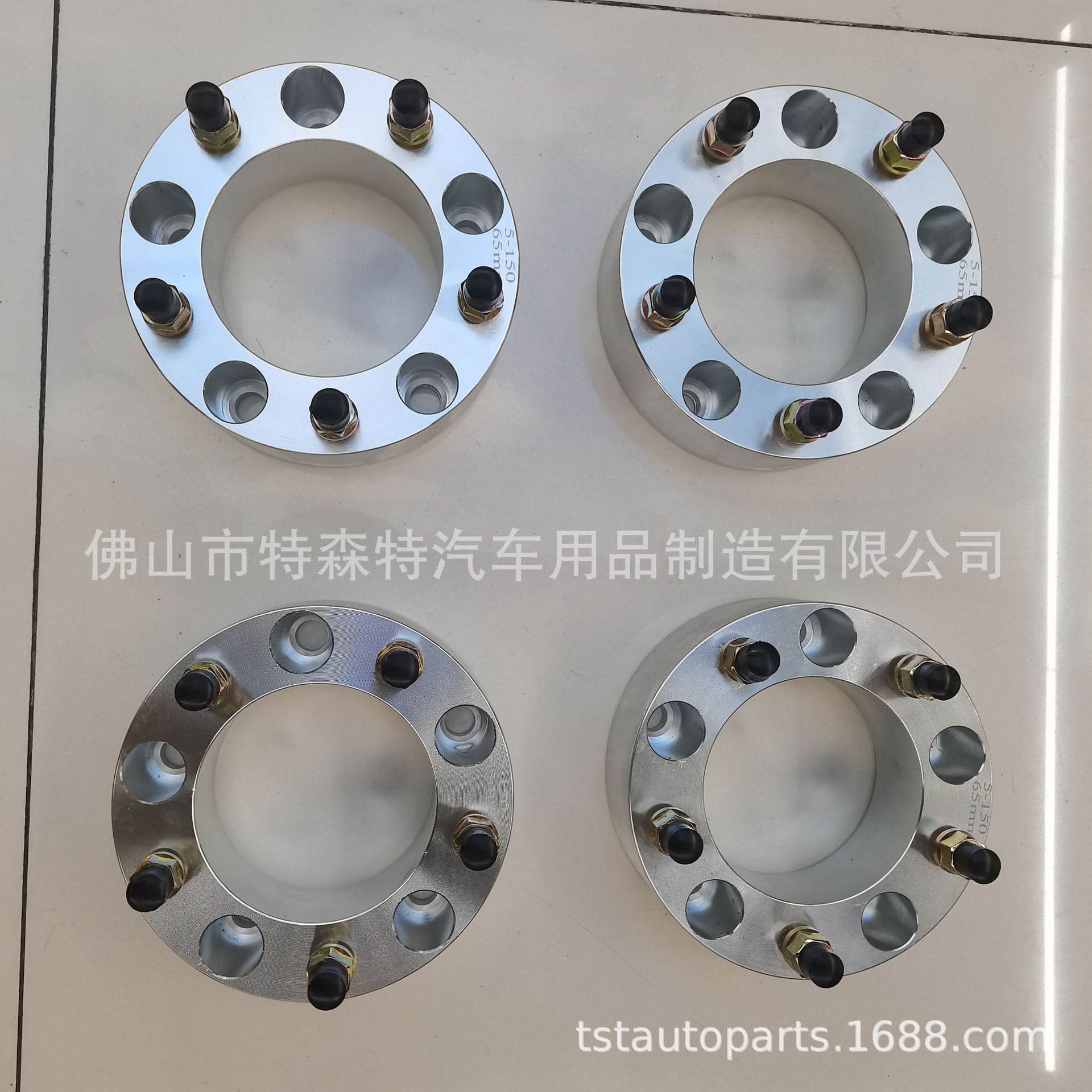 5-150法兰盘65mm厚度cb:110mm车轮加宽垫片 锻造法兰5孔轮毂通用