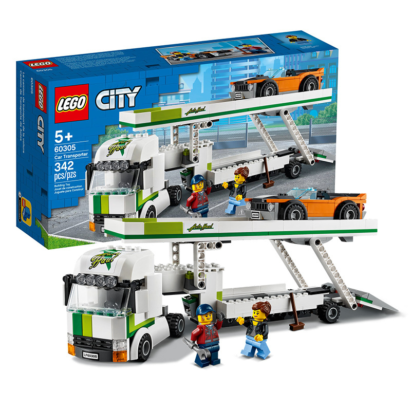 lego 乐高 60305汽车运输车 城市系列 拼搭积木玩具模型