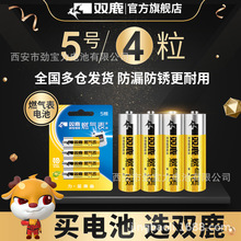 双鹿燃气表电池 煤气表电池天燃气表电池5号水表AA碱性池LR6电池