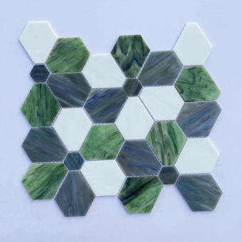 【工厂现货】diy彩色玻璃马赛克散粒 混色正方形10*10mm 工艺品