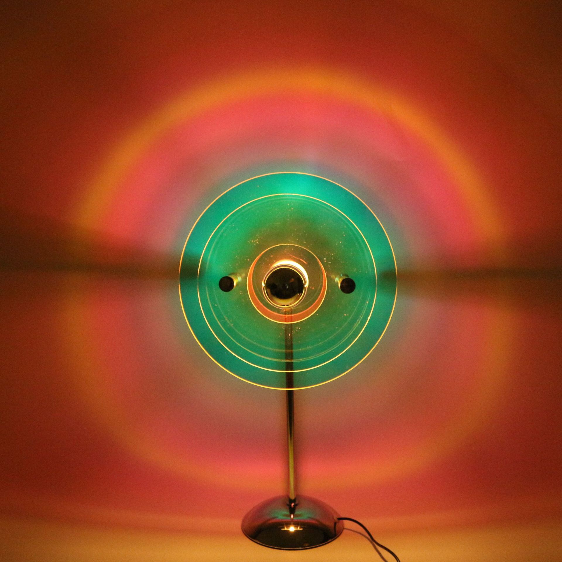 olisee包豪斯飞碟灯太空卧室床头灯usb氛围ins台灯网红拍照光影灯