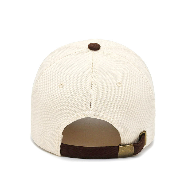 Hat Women's Korean-Style All-Matching Baseball Cap Color Matching Fashion New Peaked Cap Polo Cloth Embroidered C Letters