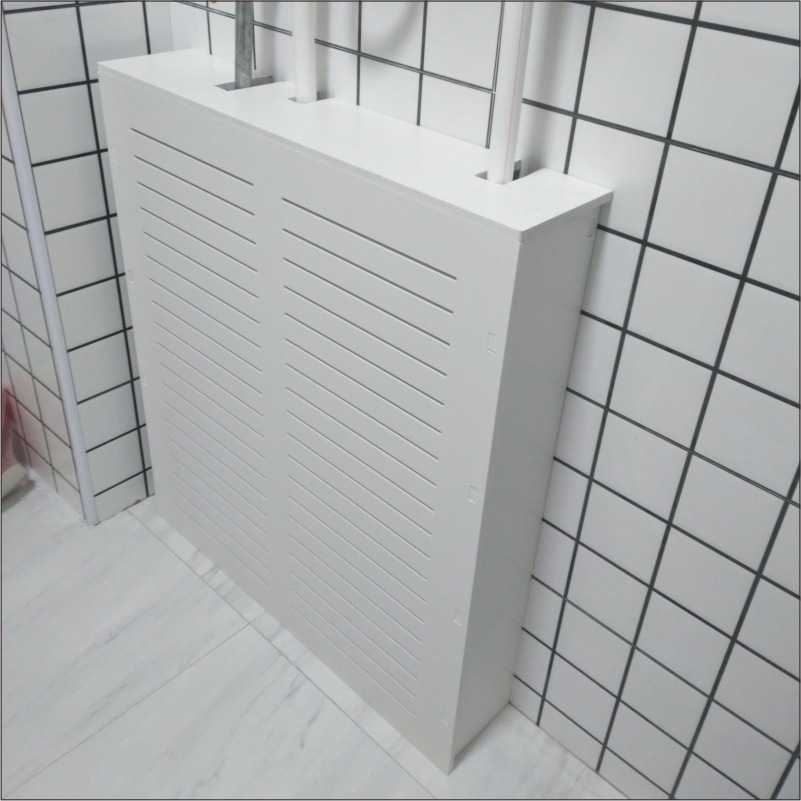 地暖分水器遮挡罩三面遮挡装饰罩暖气阀门水管弱电装饰箱防水