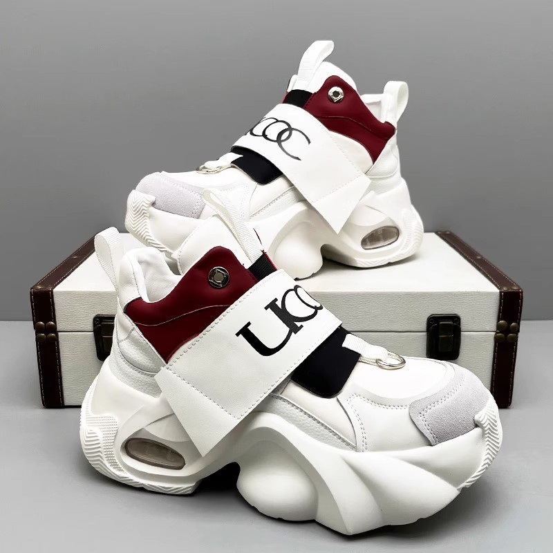 2025中帮休闲鞋超轻薄轻便舒适软皮经典超酷魔术贴正品柔软跑步鞋