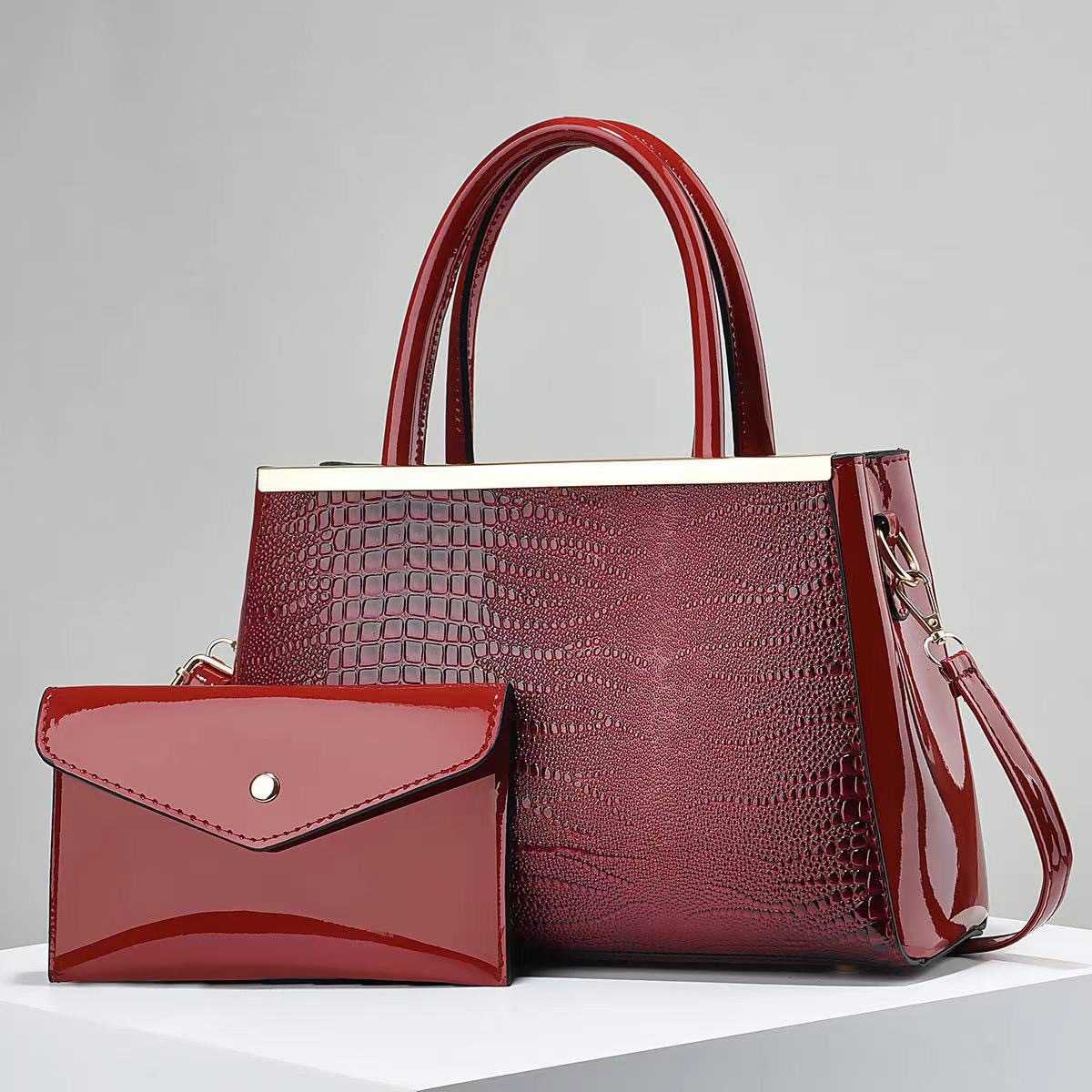 外贸女士包包高级感轻奢手提包时尚质感百搭斜挎包潮流子母单肩包