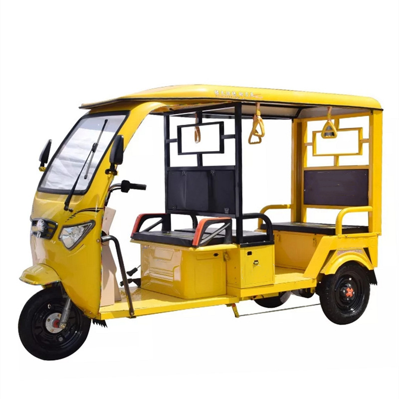 带蓬客户接送电瓶车拉客载客营运电动三轮篷车跨境外贸载人代步车