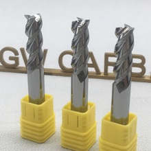 高品质CNC数控刀2刃HRC55 不涂层钨钢铝刀