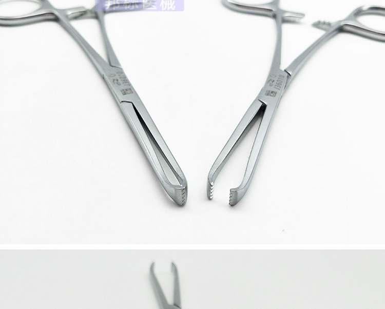 上海金钟组织钳爱丽丝钳艾利斯钳鼠齿钳无镀层手术钳子皮钳组织钳