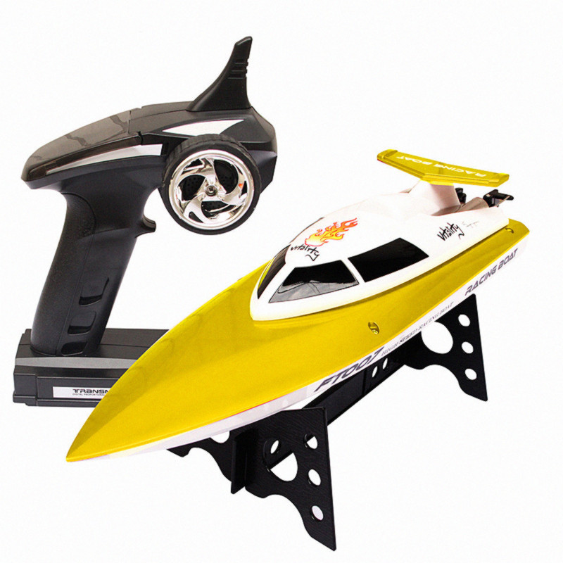 跨境新品遥控高速快艇电动防侧翻竞速防水遥控高速船男孩模型船