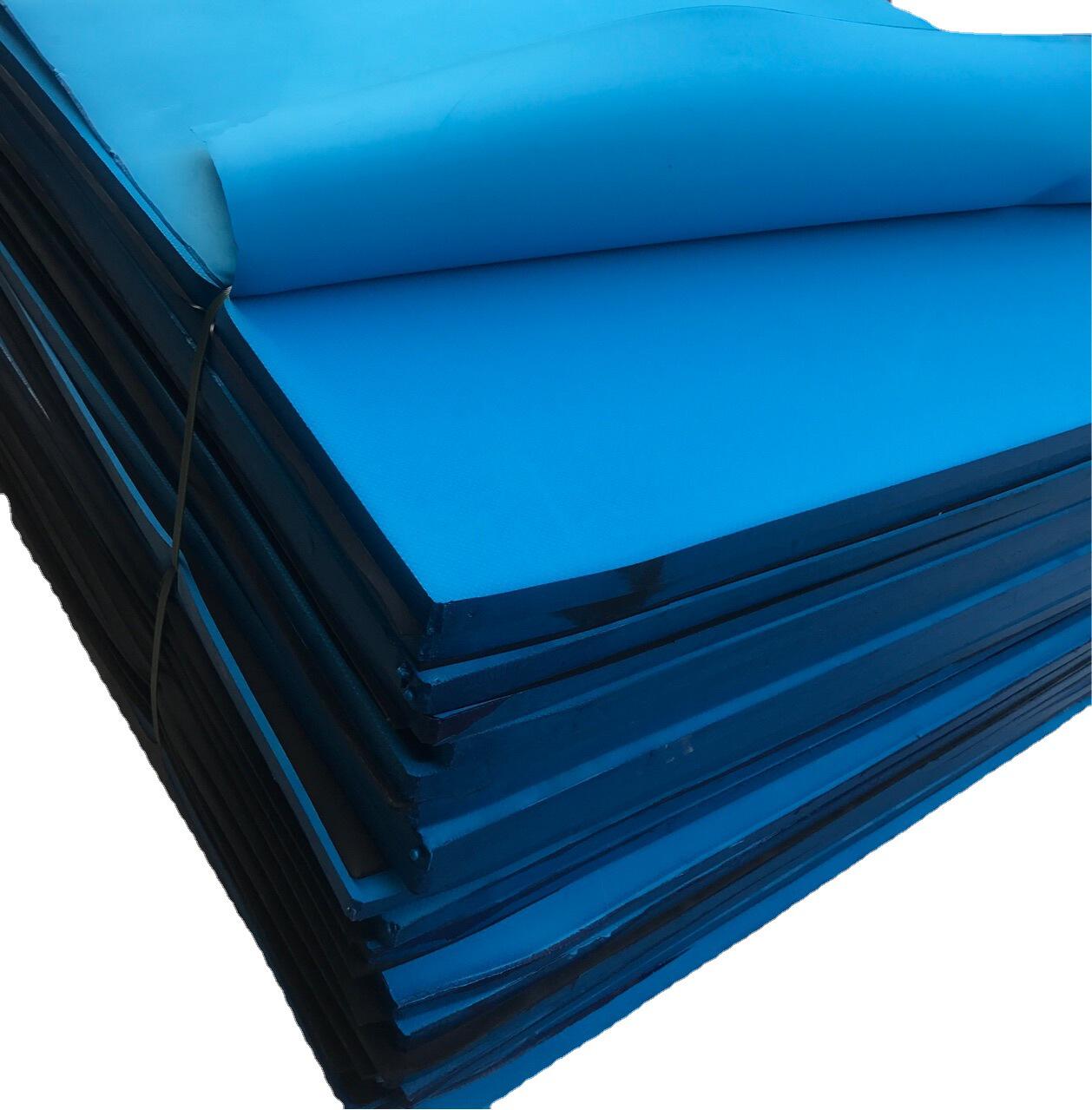 蓝色eva高弹泡棉 可模切加工冲型 eva泡棉双色复合