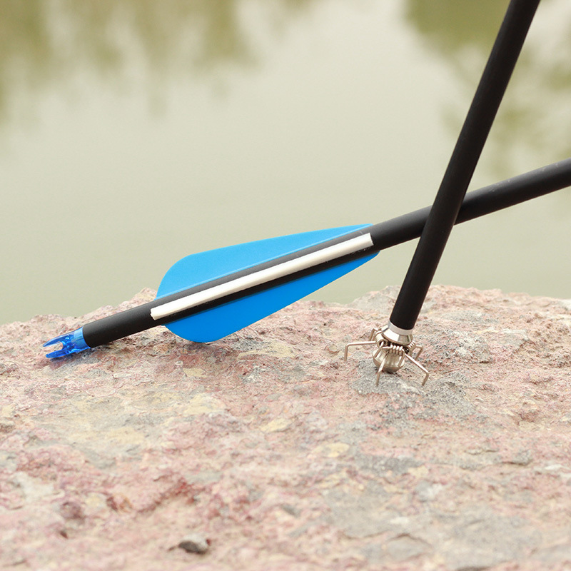 8混碳箭 带平头柔道猎箭头 复合反曲直拉弓户外射箭猎箭支 跨境