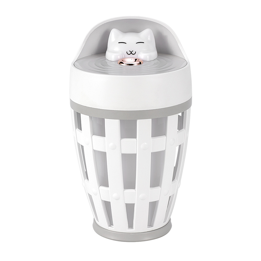 Happy Cat Humidifier Wireless Hydrating Atomization Usb Charging Projection Lamp Car Mini Portable Cross-Border Large Spray