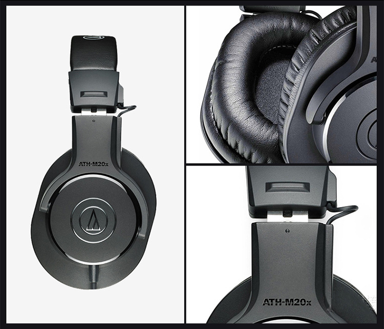 适用audio technica/铁三角ath-m20x 录音监听电脑主播头戴式耳机