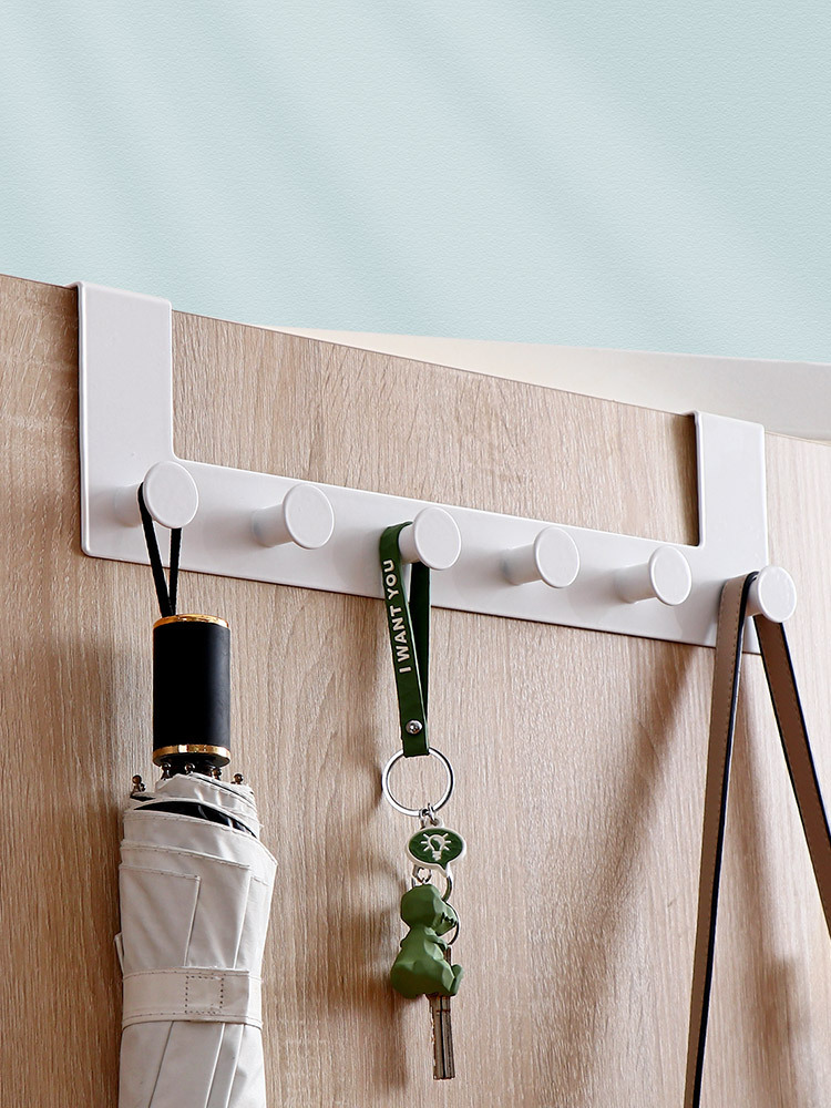 门后挂钩挂衣架无痕免钉门上置物架卧室收纳挂架学生宿舍用衣帽钩