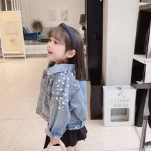女童宝宝外套女儿童牛仔2022新款春秋小女孩童装韩版洋气外套