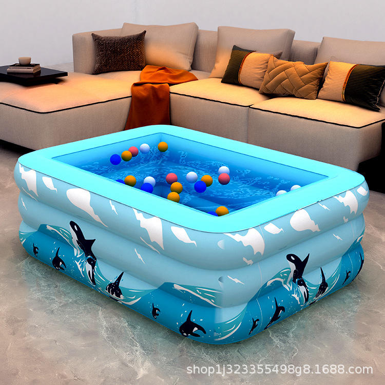 户外游泳池充气泳池婴儿成人家用戏水池加厚耐磨海洋球儿童游泳池