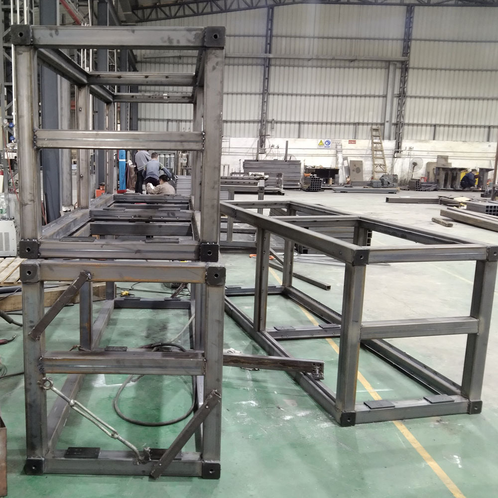 东莞非标自动化设备加工方矩形管铁方通激光切割空心矩形管焊接件