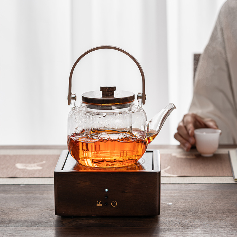 大吉大利丑橘自动茶具套装家用高档个性泡茶壶懒人泡茶神器礼盒装