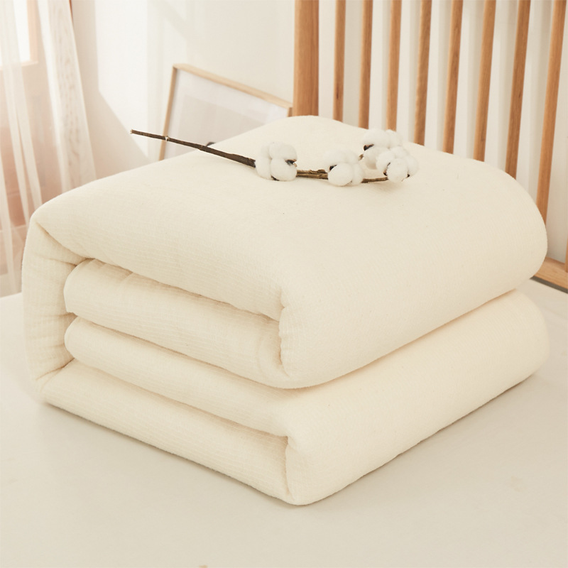 新疆棉被批发秋冬被子加厚保暖棉花被芯家用纯棉垫被棉花胎棉被子