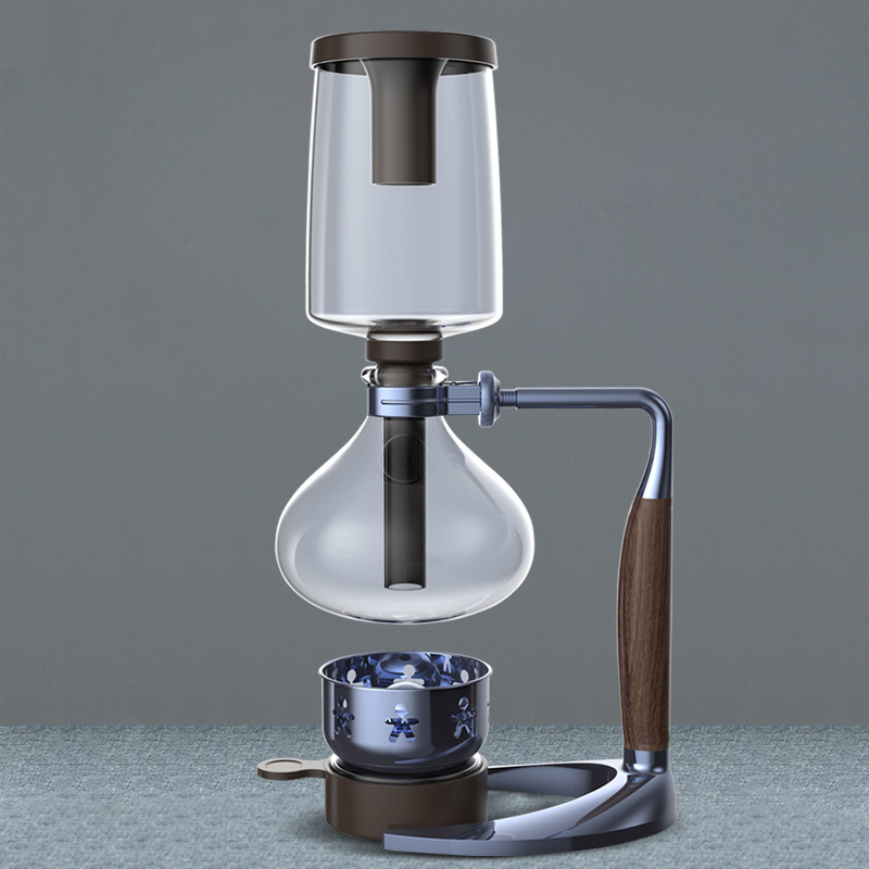 mecatoc虹吸式咖啡壶 手冲咖啡壶家用玻璃 虹吸壶新款手动煮咖啡