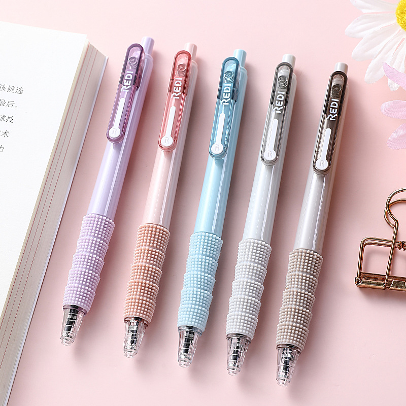 中性笔简约学生刷题笔高颜值黑笔抗疲劳速干中性笔st笔头少汗减压