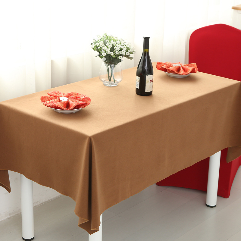酒店台布布艺会议室台泥台呢餐桌布活动会议桌布厚实长方形桌