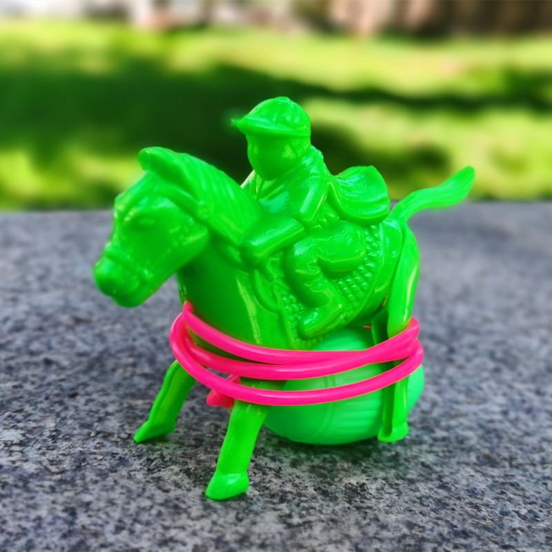 80后经典怀旧国货 气压小马赠品玩具 线控小马 压气马 儿时回忆