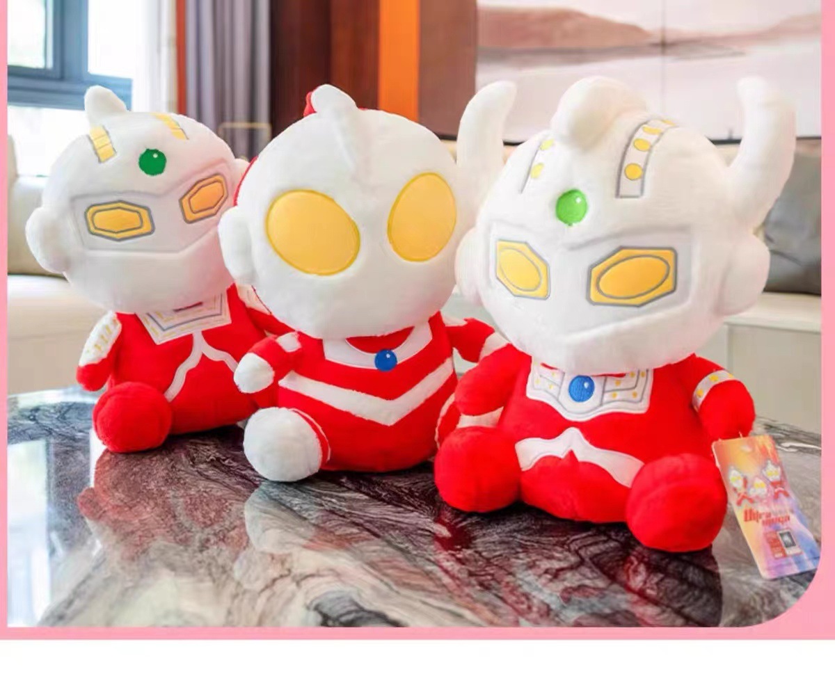 genuine ultraman doll boutique crane machines doll plush toys early telosevin children‘s birthday sleeping pillow