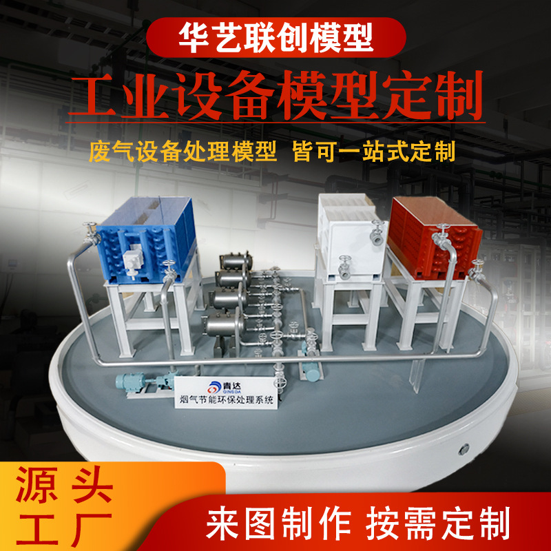 Industrial Energy Saving and Environmental Protection Model Exhibition Solid Waste Gas Treatment Equipment Model Environmental Protection Production Line Model